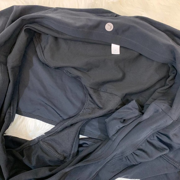 NEW Cacique Swim Skort Solid Black SIDE SPLIT HEM NWT Womens Plus Size 2X - Picture 5 of 6